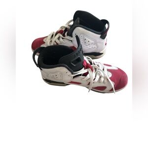 Nike Kids Red and White Sneakers